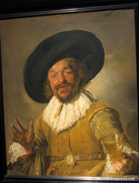 Postcard Rijksmuseum - The Merry Drinker
