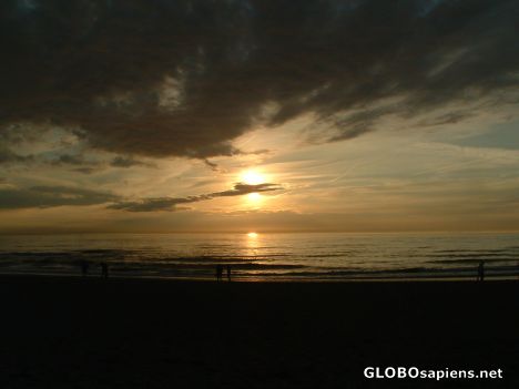Postcard Sun's last moments..