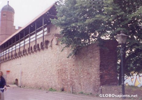 Postcard Parts of the Medieval walls, Zwolle