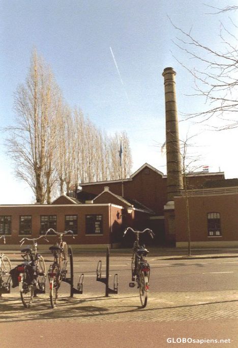 Postcard First Philips Lamp Factory