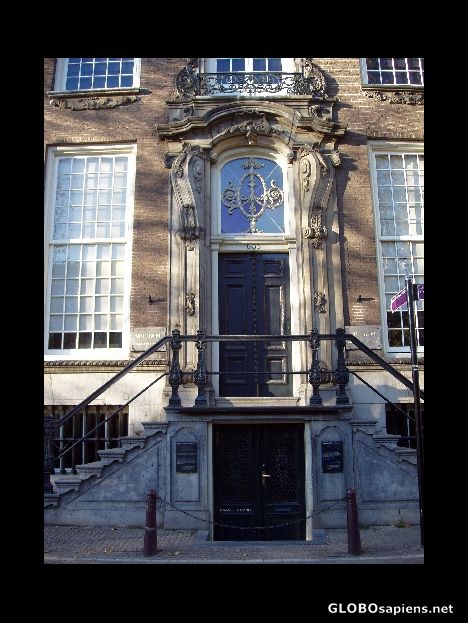 Postcard front door