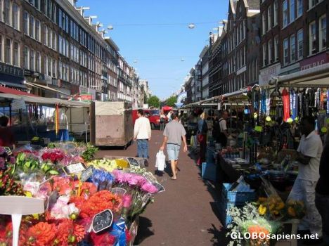 Postcard Albert Cuyp market