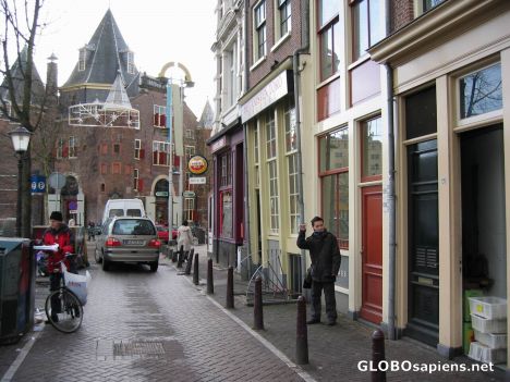 Postcard Nieuwmarkt, Geldersekade