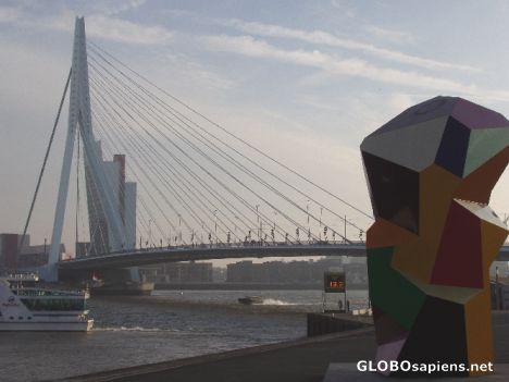 Postcard Erasmus Bridge