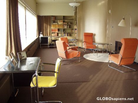 Postcard Sitting room in Sonneveld Museum House