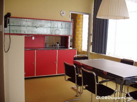 Postcard Dining room in Sonneveld Museum House