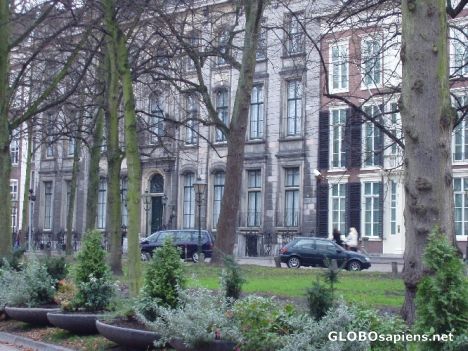 Postcard Architecture along Lange Voorhout