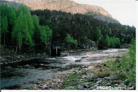 Postcard Gjevde River