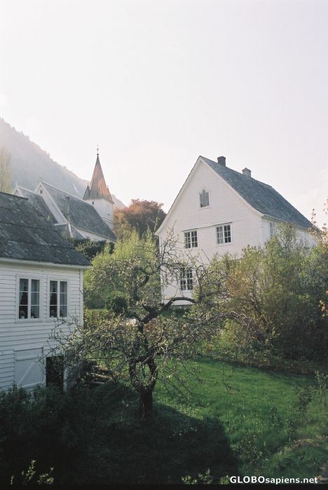 Postcard Utne / Norway