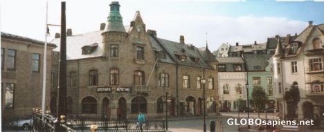 Postcard Ålesund - the Apothecary's shop