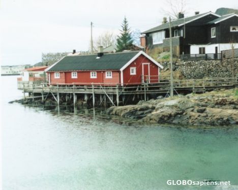Postcard 'Our' rorbu