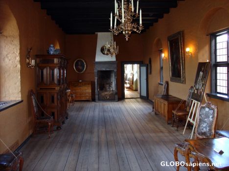 Postcard inside of the Akershus Castle