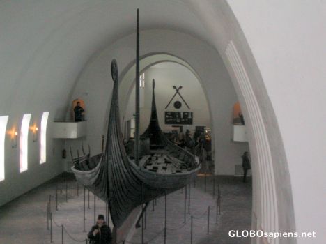 Postcard Viking ship