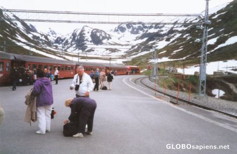 Postcard Just a junction - Myrdal station