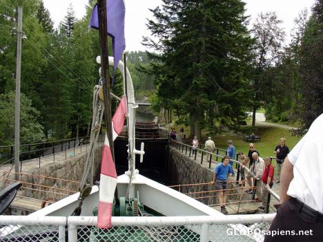 Postcard Telemark canal