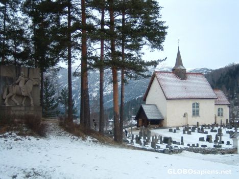 Postcard Seljord church