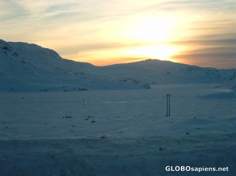 Postcard Kiting at Haukeli Mountain
