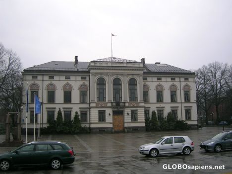 Postcard Porsgrunn Townhall