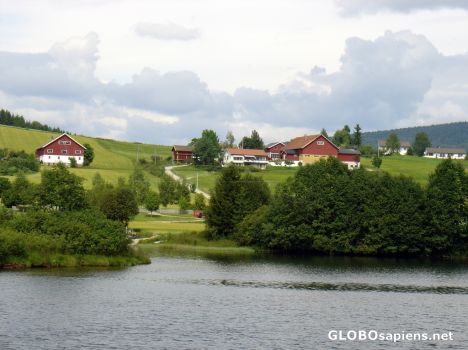 Postcard during Telemark Canal tour
