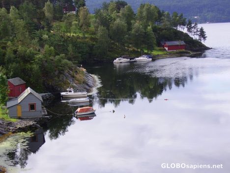 Postcard Bergen suburbs