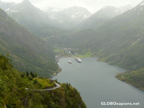 Postcard Geirangerfjord