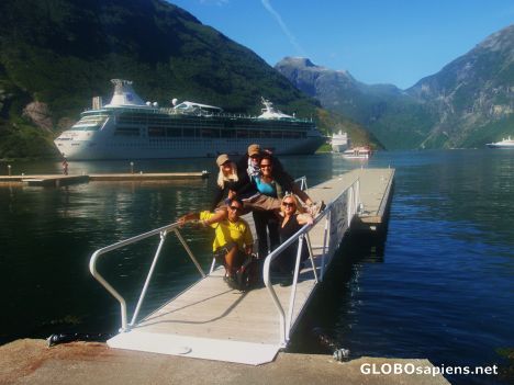 Postcard Geiranger Fjord