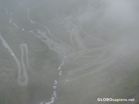 Postcard Trollstigen - the famous Trolls' Road