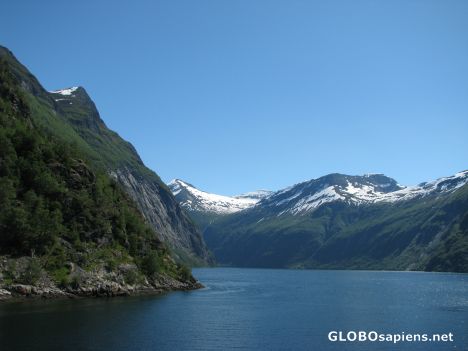 Postcard On the way to Geirangerfjord