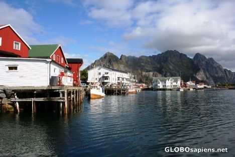 Postcard The fisherman's village