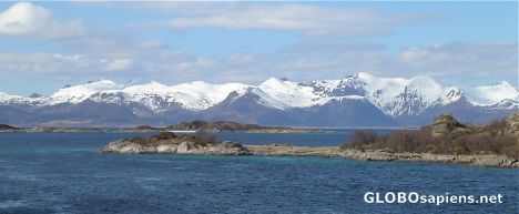 Postcard On the way to Raftsundet