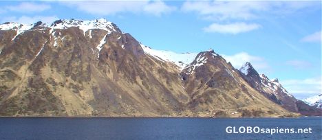 Postcard Mountains surrounding Raftsundet