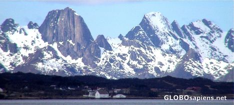 Postcard Mountains around Sortland
