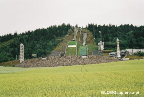 Postcard Olimpic Ski Jump