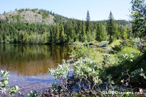 Postcard Ranangen lake II