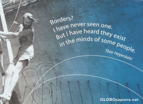 Postcard Travellers' motto