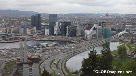 Postcard Oslo from Ekeberg