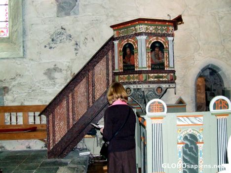 Postcard Monastry island Mosteroy