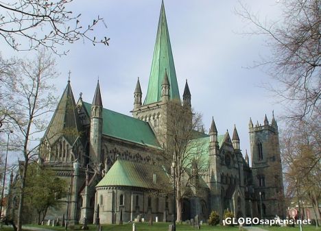 Postcard Nidaros cathedral