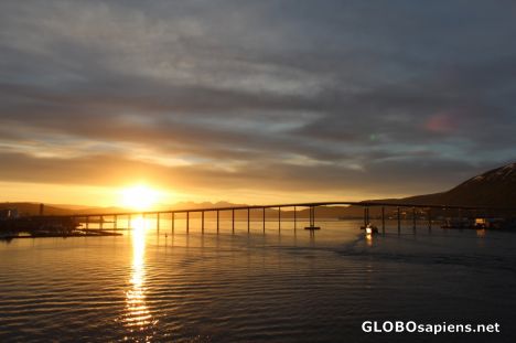 Postcard Midnight Sun at 01.00