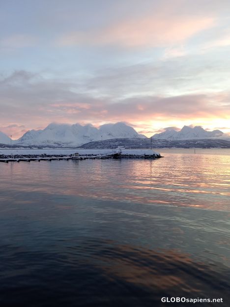 Postcard Snowy Peaks