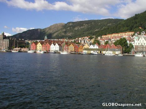 Postcard bergen