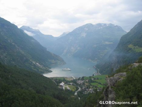 Postcard Geiranger fjord