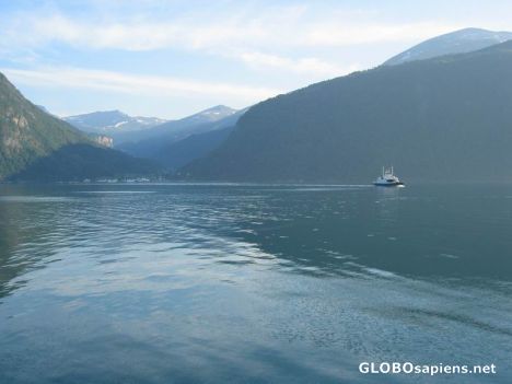 Postcard Ferry to Eisdal