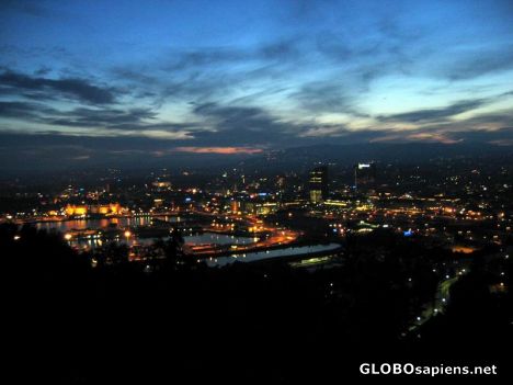 Postcard Oslo by night