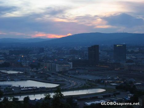 Postcard Oslo from above