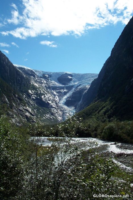 Postcard Kjendalsbreen
