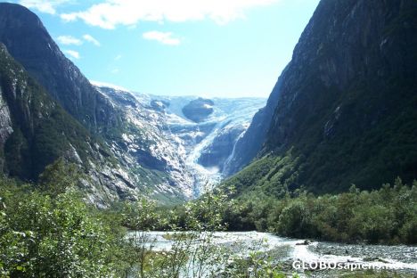 Postcard Kjendalsbreen