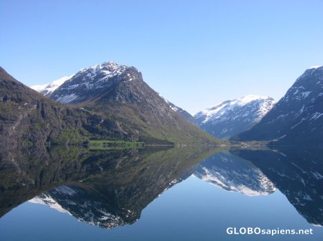 Postcard Oppstryn-lake