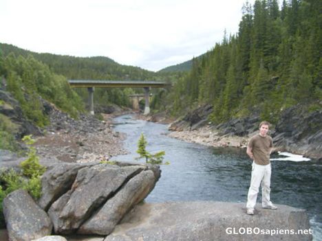 Postcard cool river