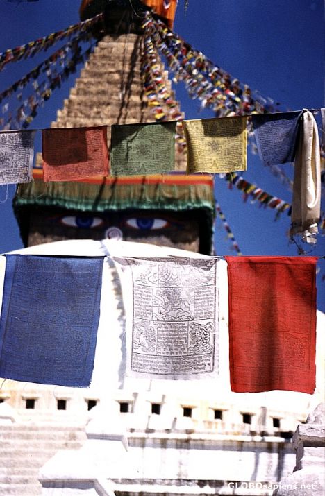 Postcard Magical Boudanath